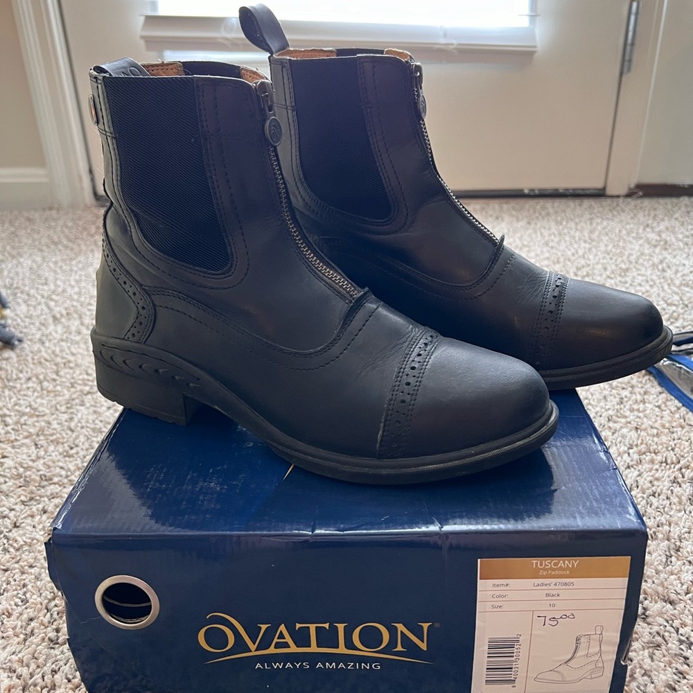 Ovation Paddock Boots Size 10